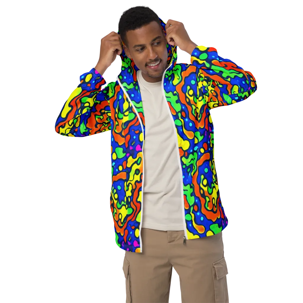 Bright Matter on Men's Windbreaker — Front