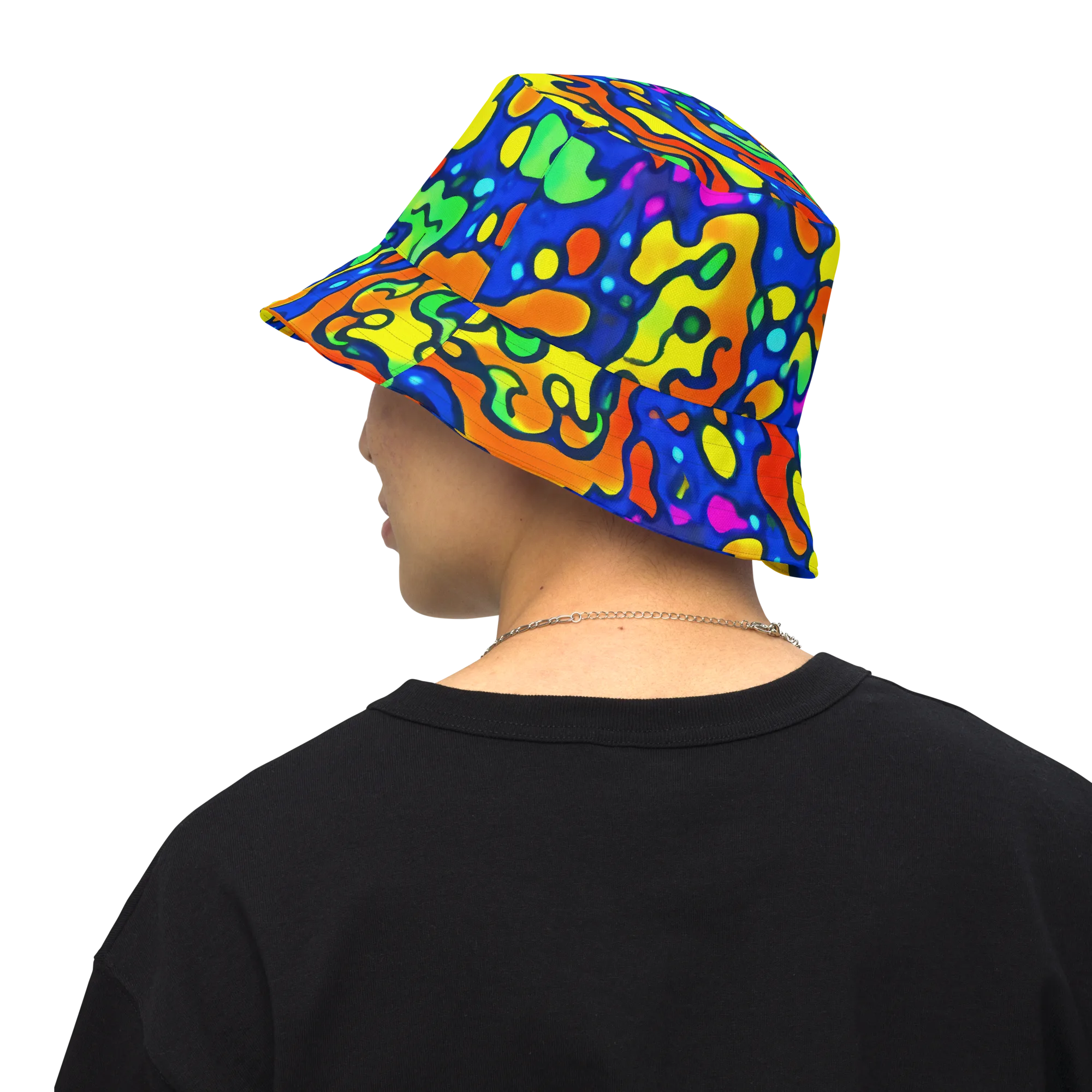 Bright Matter on Reversible Bucket Hat — Back Inside