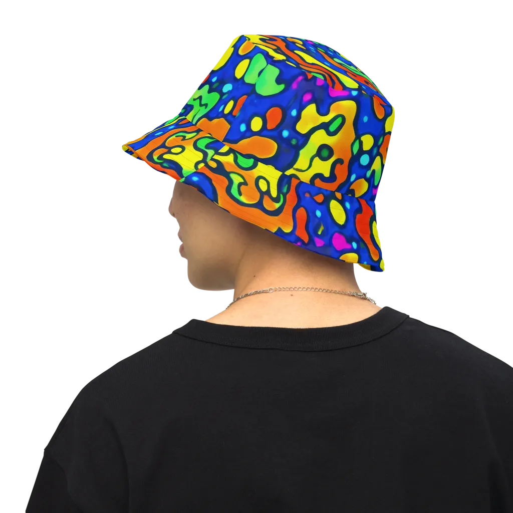Bright Matter on Reversible Bucket Hat — Back Inside