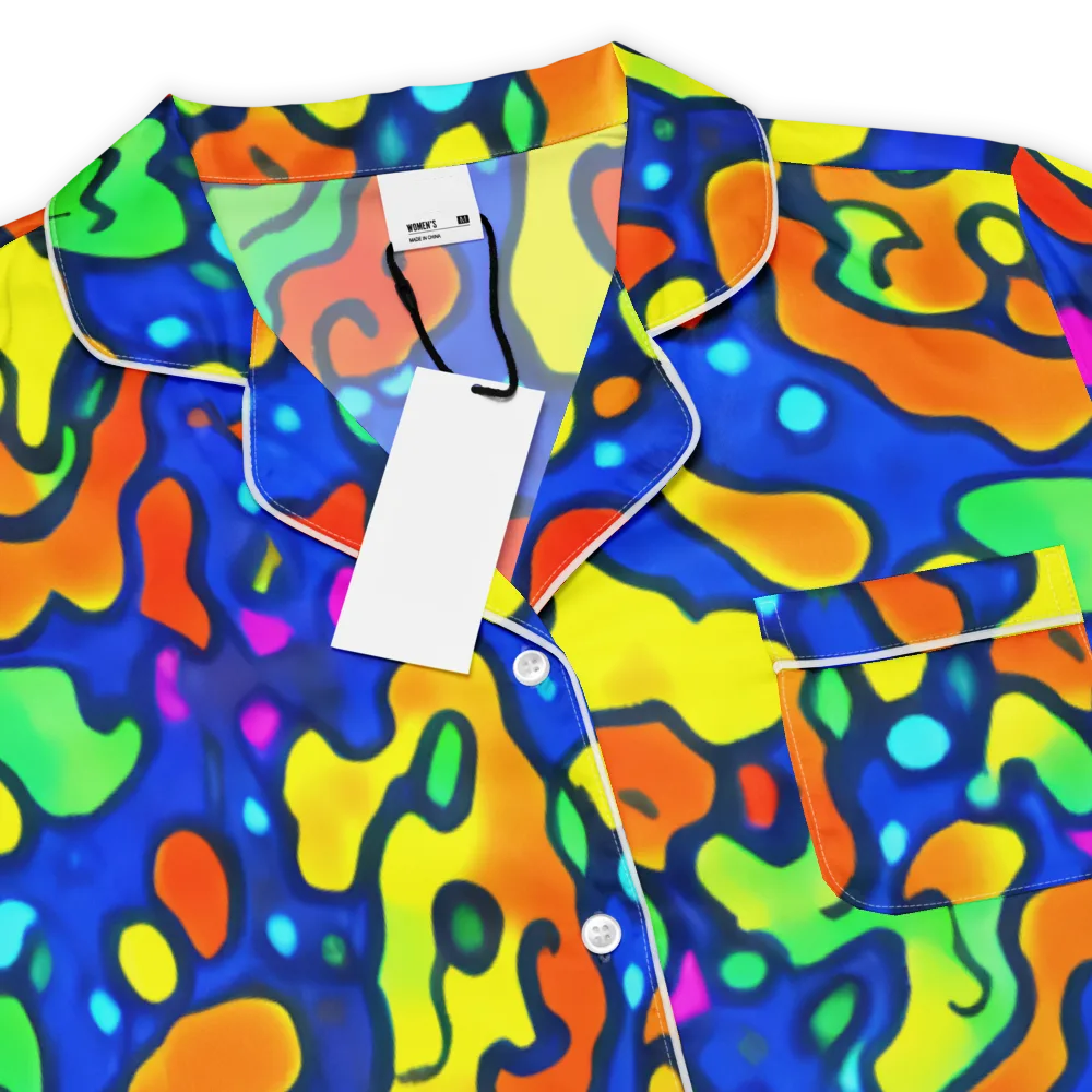 Bright Matter on Women's Short Sleeve Pajama Top — Product details