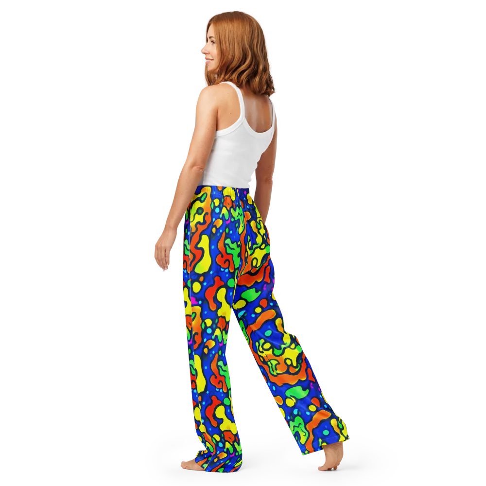 Bright Matter on Women's Pajama Pants — Back