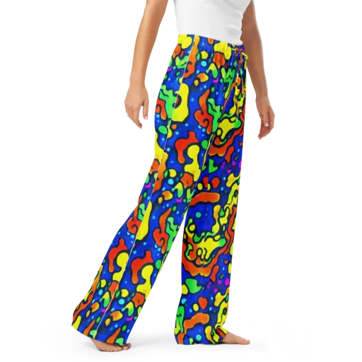 Bright Matter on a Women's Pajama Pants