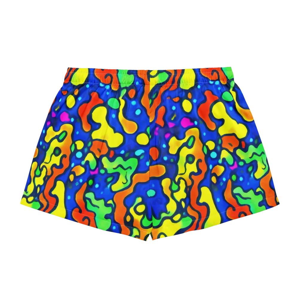 Bright Matter on Women's Pajama Shorts — Back