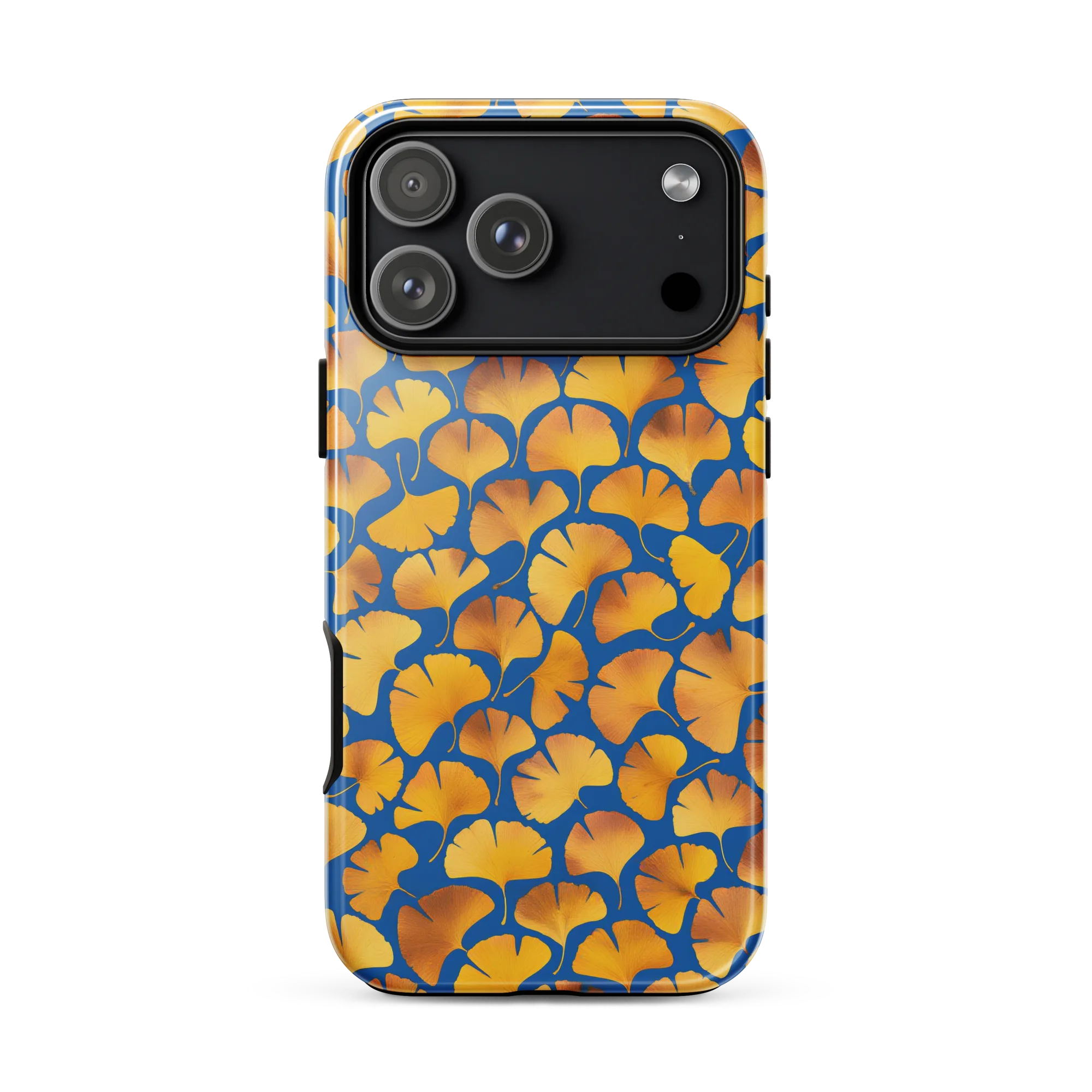 Blue Ginkgo on Tough Case for iPhone® — Front