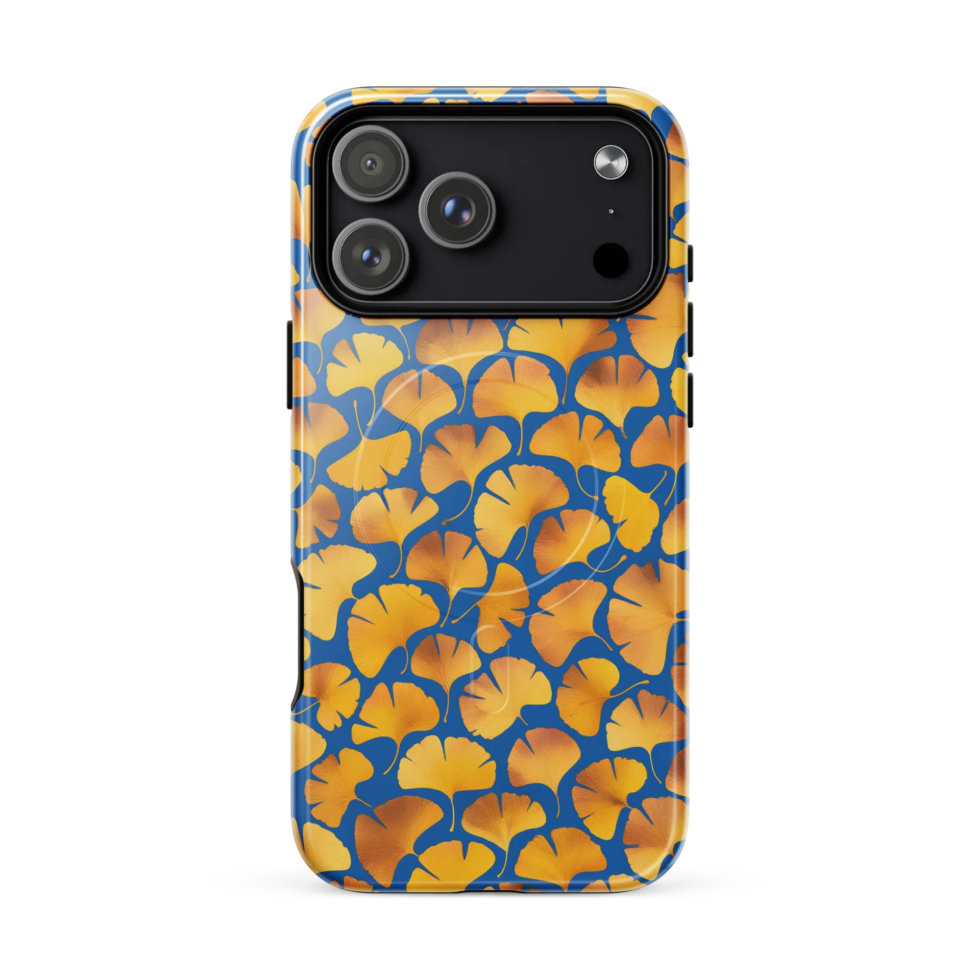 Blue Ginkgo on MagSafe Tough Case for iPhone® — Front