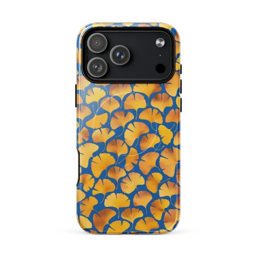 Blue Ginkgo on a MagSafe Tough Case for iPhone®