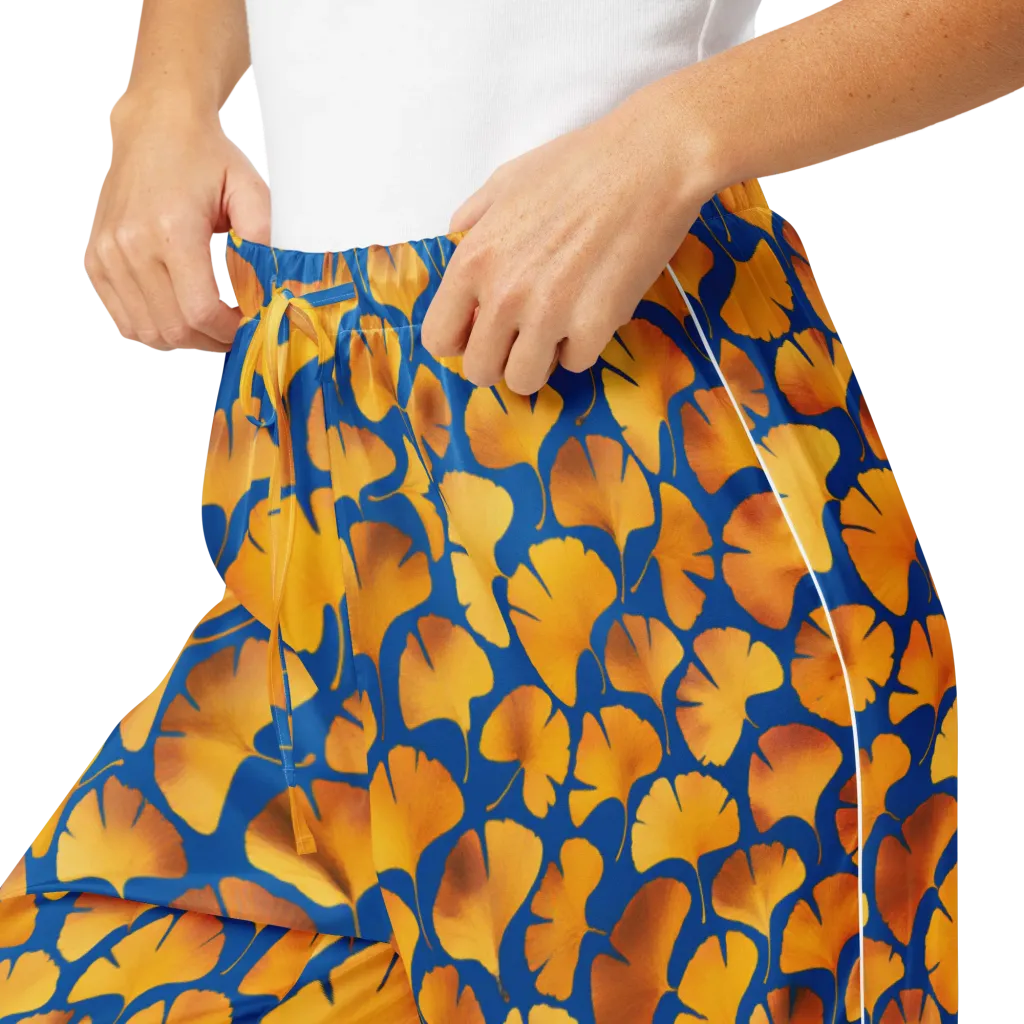 Blue Ginkgo on Women's Pajama Pants — Product details