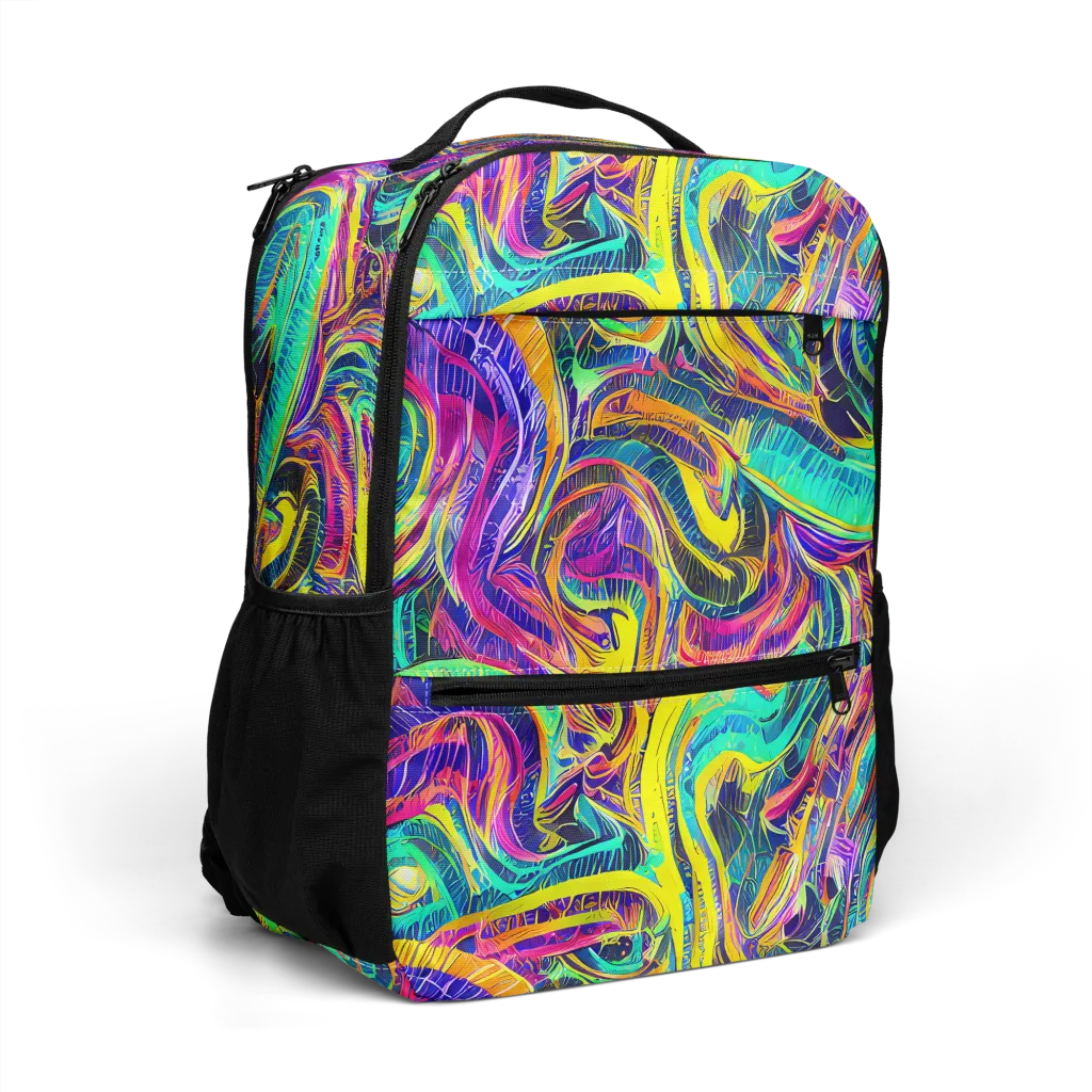 Fevered Spectrum on Utility Backpack — Right Front