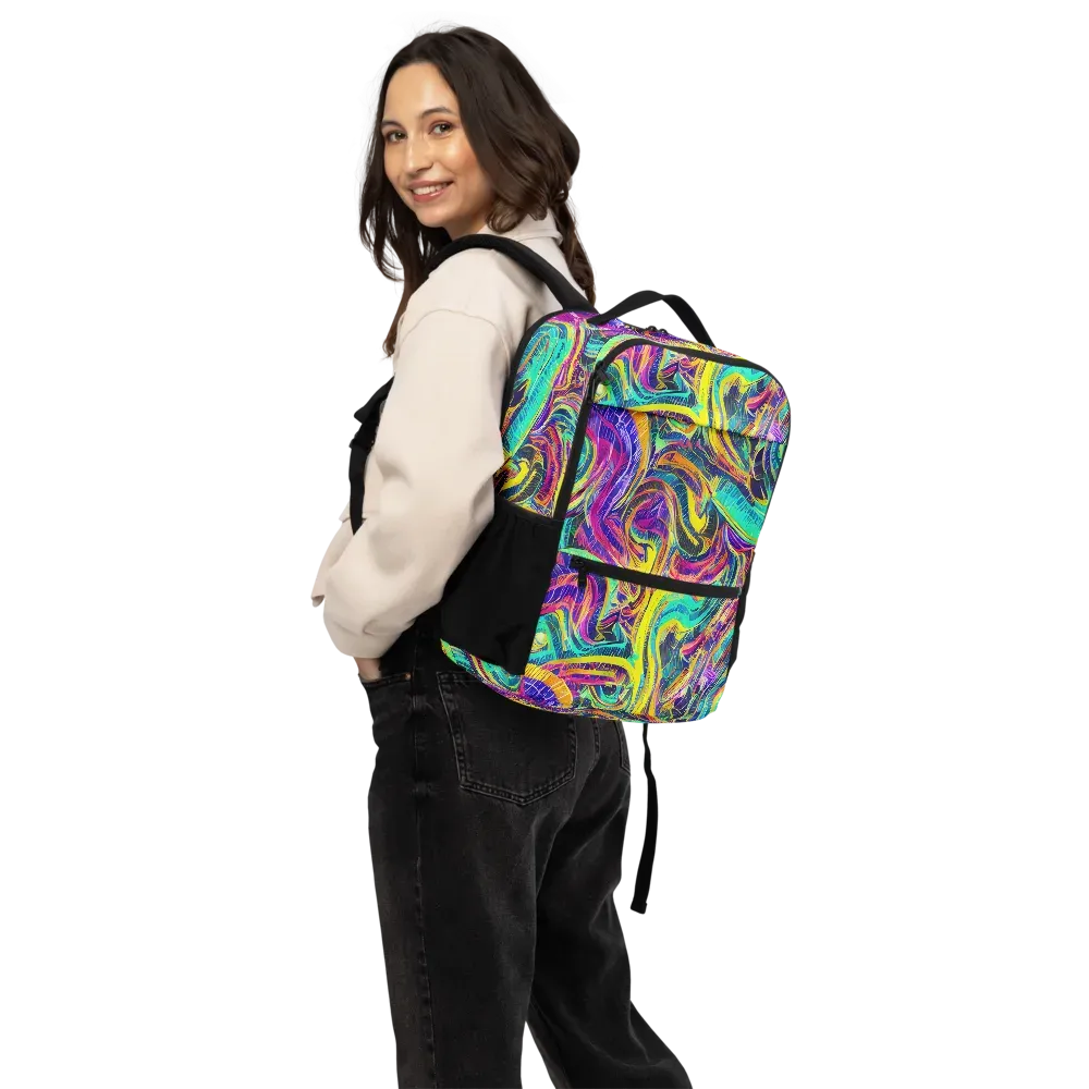 Fevered Spectrum on Utility Backpack — Back