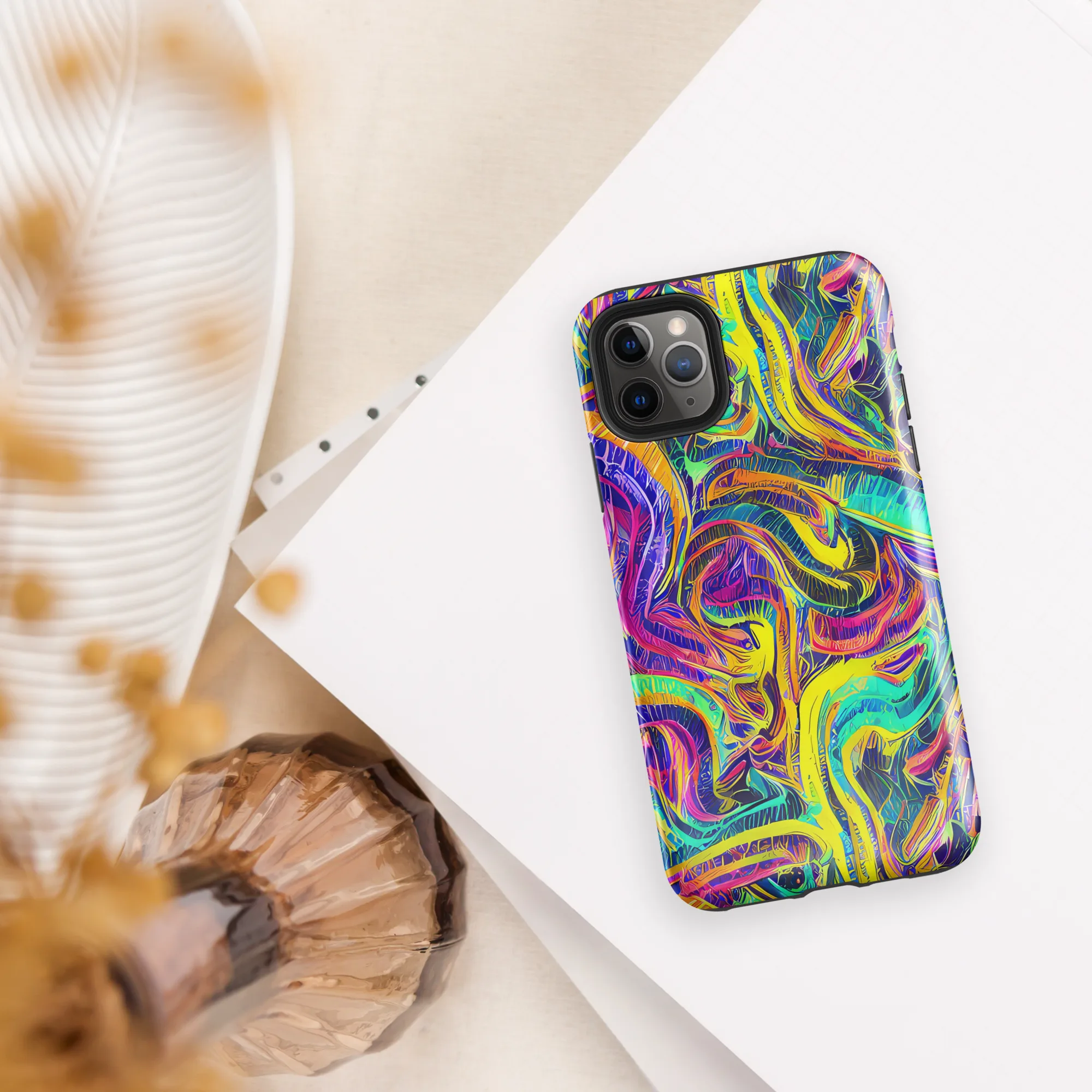 Fevered Spectrum on Tough Case for iPhone® — Front