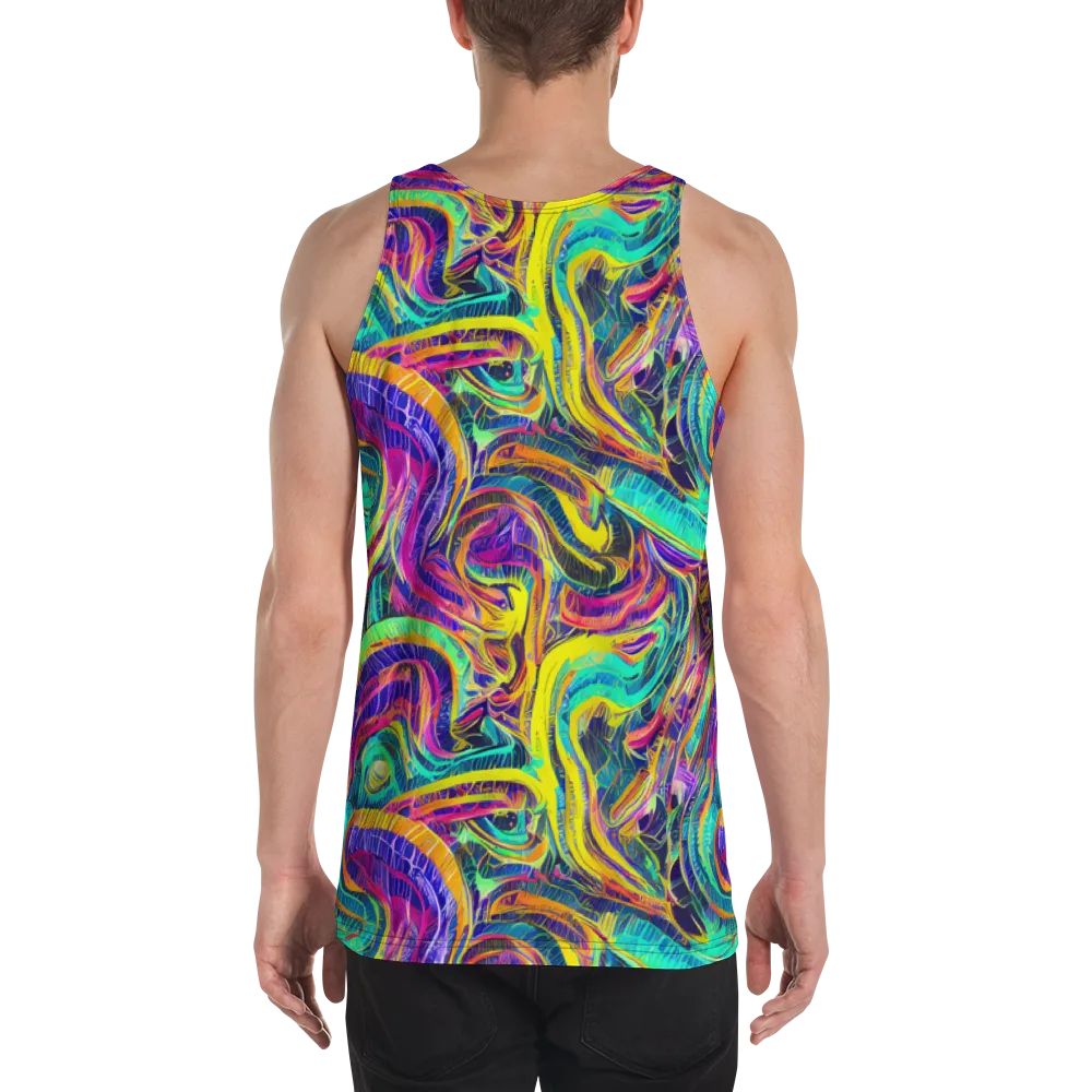 Fevered Spectrum on Men's Tank Top — Back