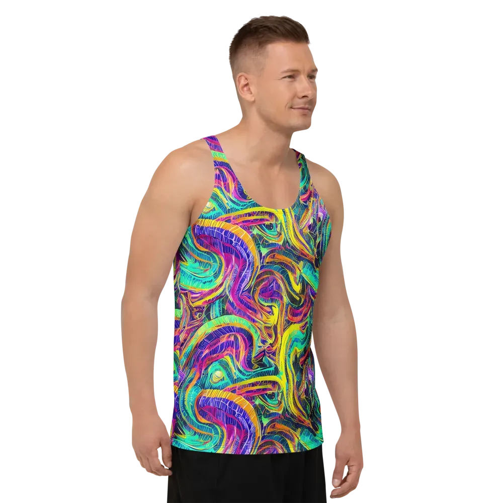 Fevered Spectrum on Men's Tank Top — Right Front