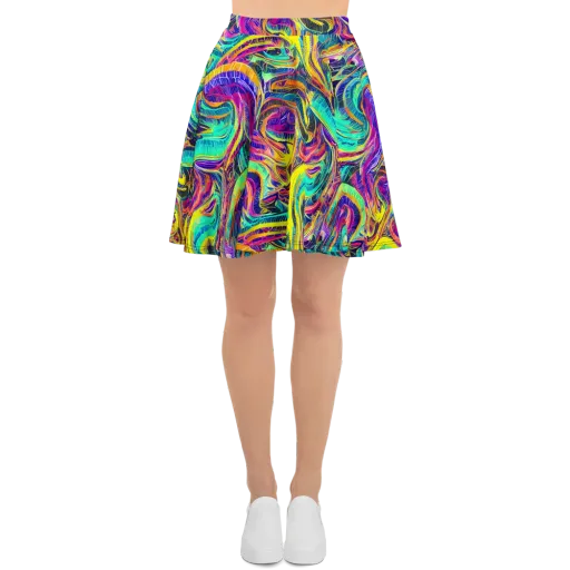 Fevered Spectrum on a Skater Skirt