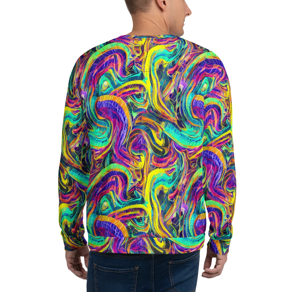Fevered Spectrum on Sweatshirt — Back