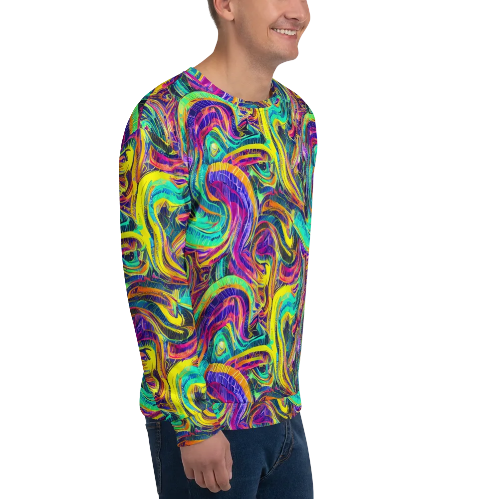 Fevered Spectrum on Sweatshirt — Right Front