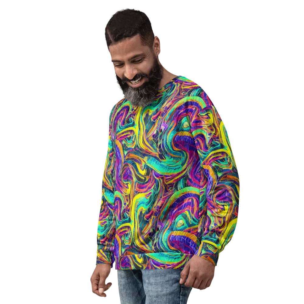 Fevered Spectrum on Sweatshirt — Left Front