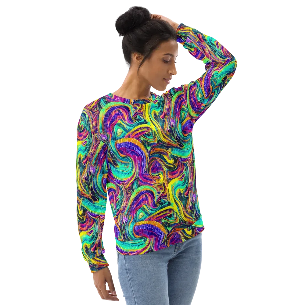 Fevered Spectrum on Sweatshirt — Right Front