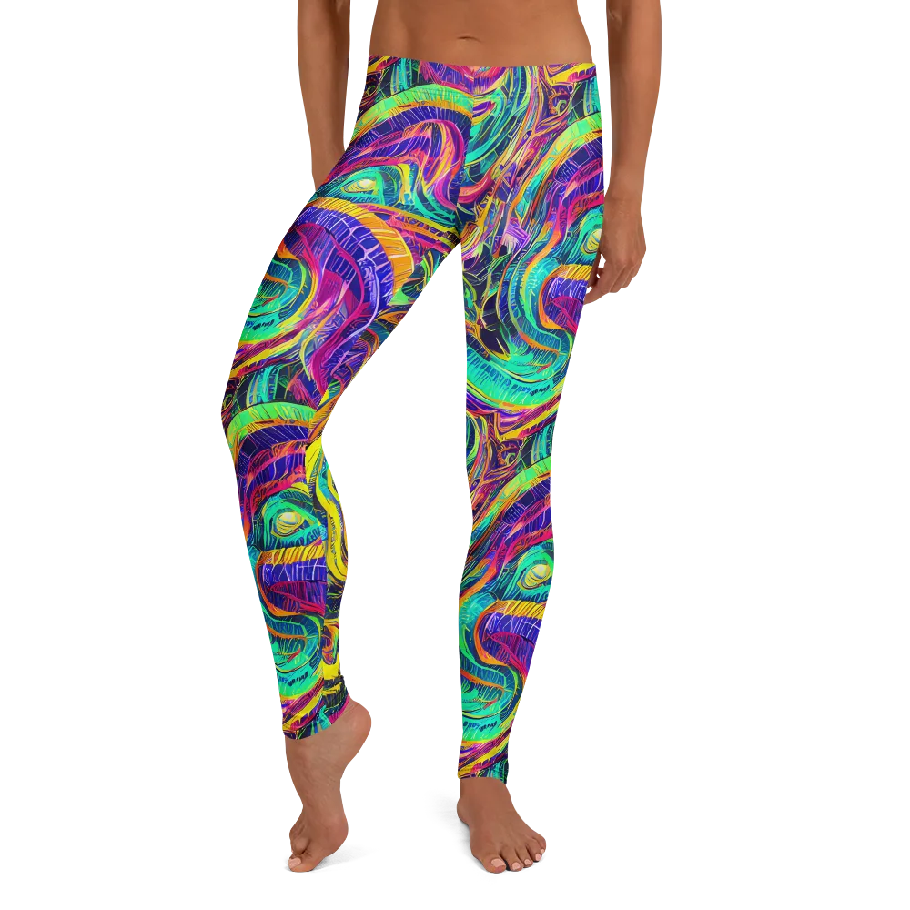 Fevered Spectrum on Leggings — Front