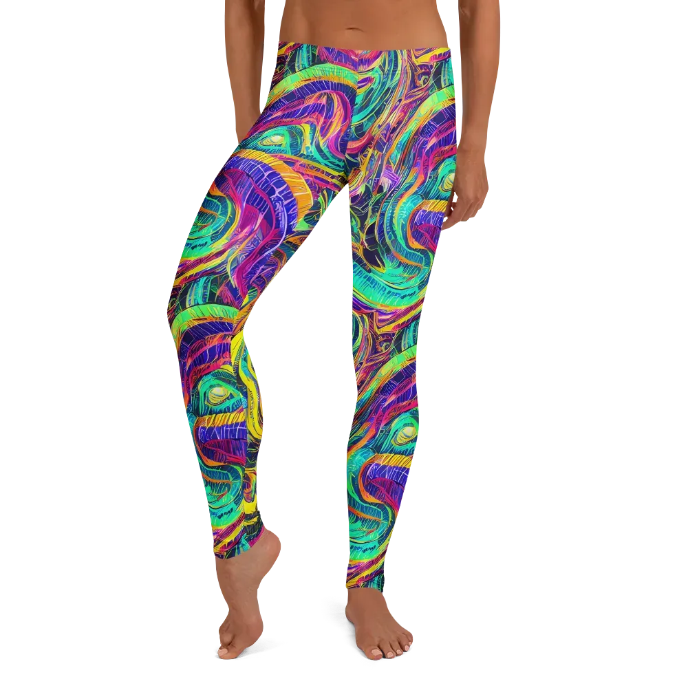 Fevered Spectrum on Leggings — Front