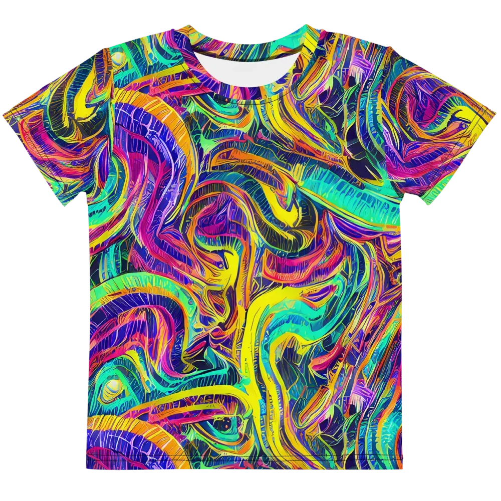 Fevered Spectrum on Kids Crew Neck T-Shirt — Front
