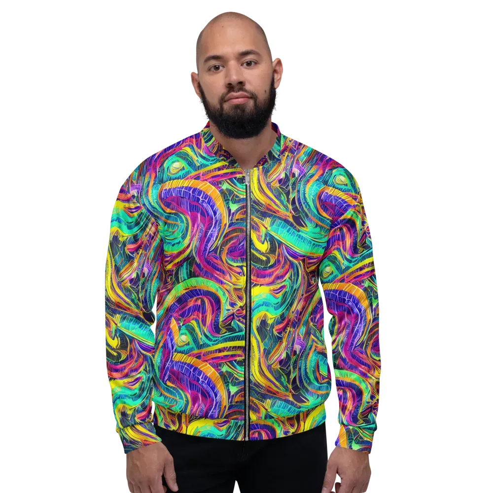 Fevered Spectrum on Bomber Jacket — Front