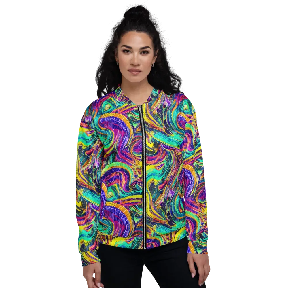Fevered Spectrum on Bomber Jacket — Front