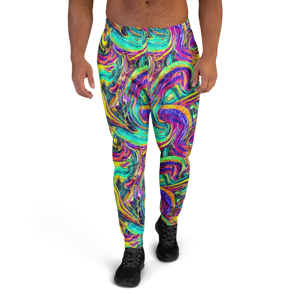 Fevered Spectrum on Men's Joggers — Front