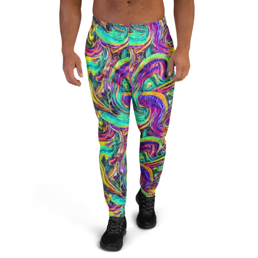 Fevered Spectrum on a Men's Joggers