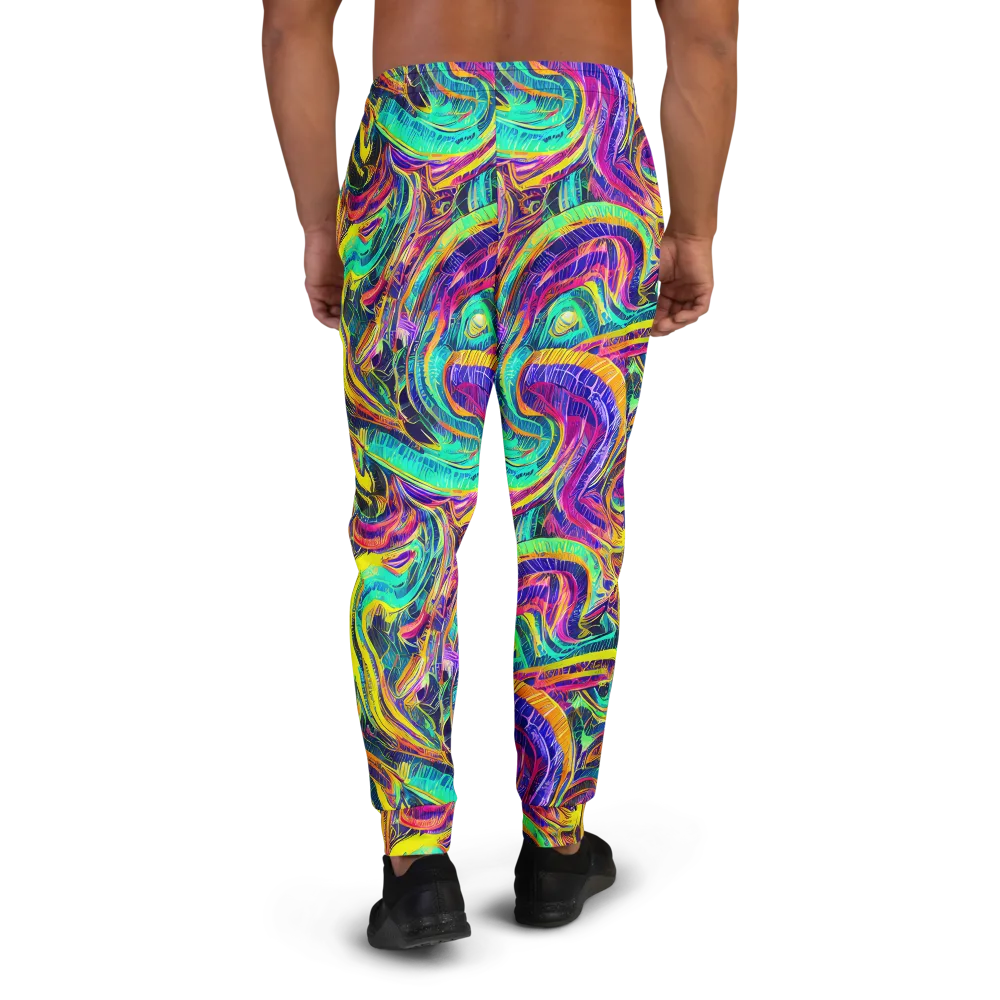Fevered Spectrum on Men's Joggers — Back