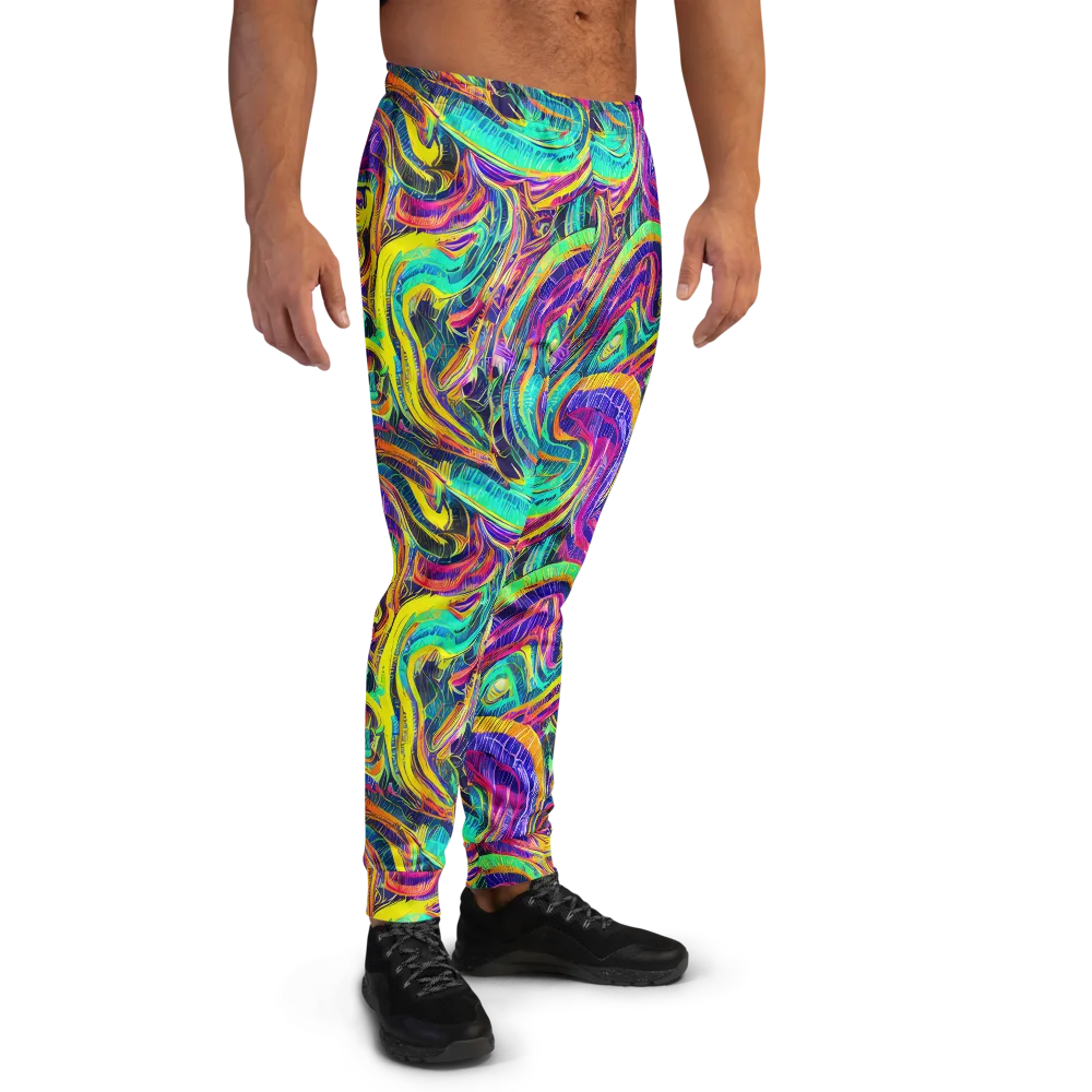 Fevered Spectrum on Men's Joggers — Right