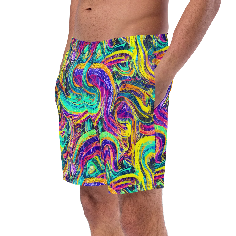 Fevered Spectrum on Swim Trunks — Left Front