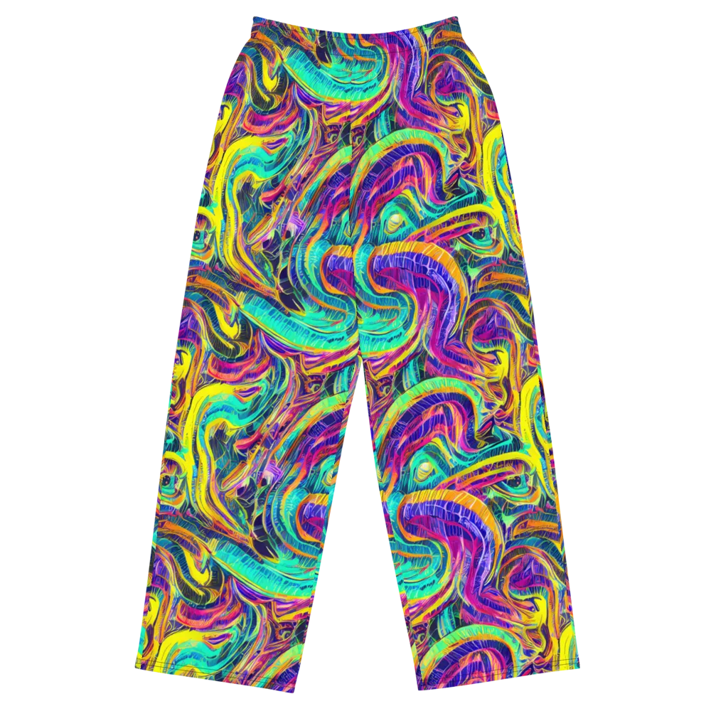 Fevered Spectrum on Wide-Leg Pants — Front