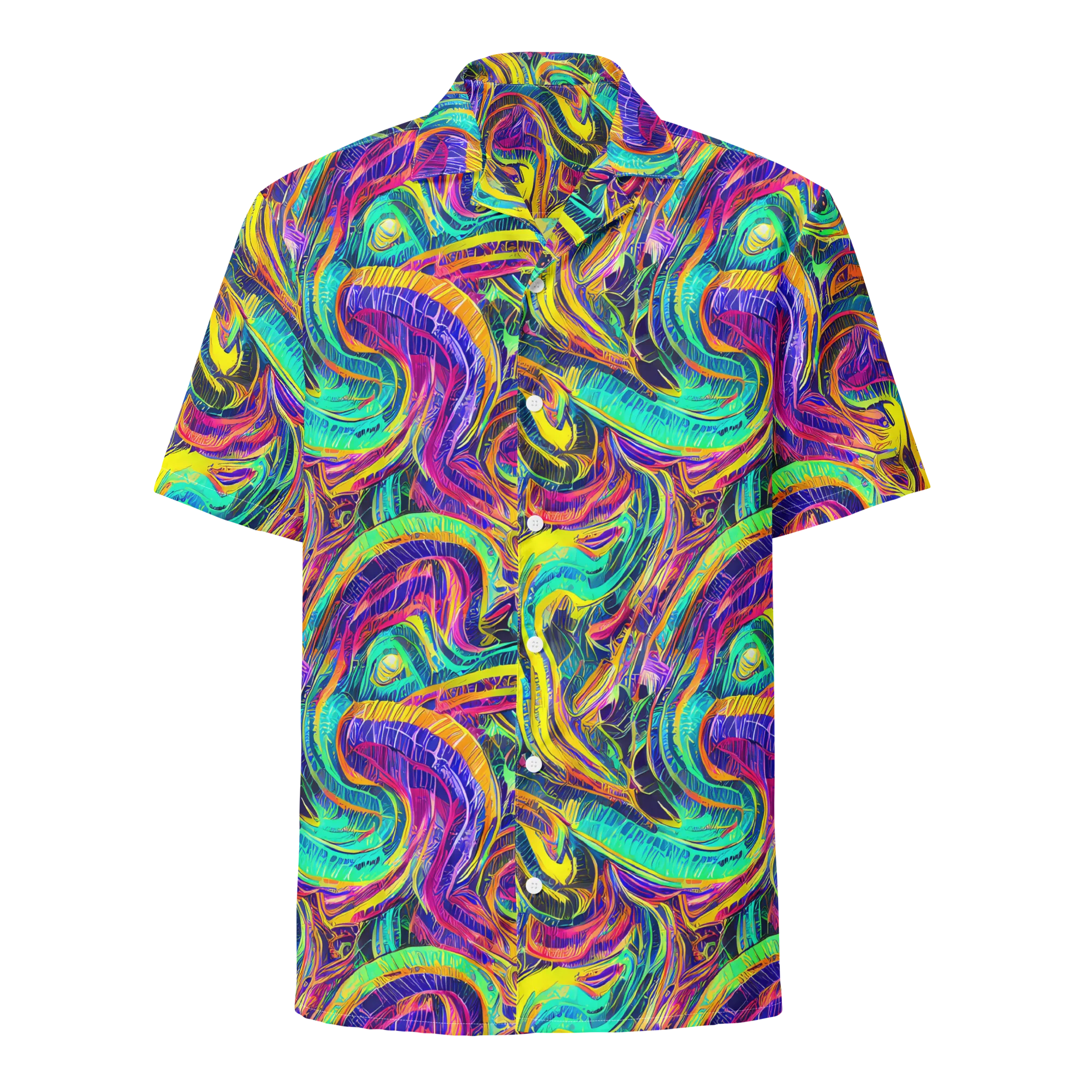 Fevered Spectrum on Button Shirt — Front