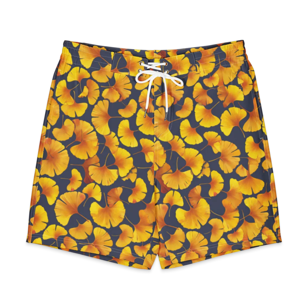 Ginkgo Afterglow on Men's Board Shorts — Front