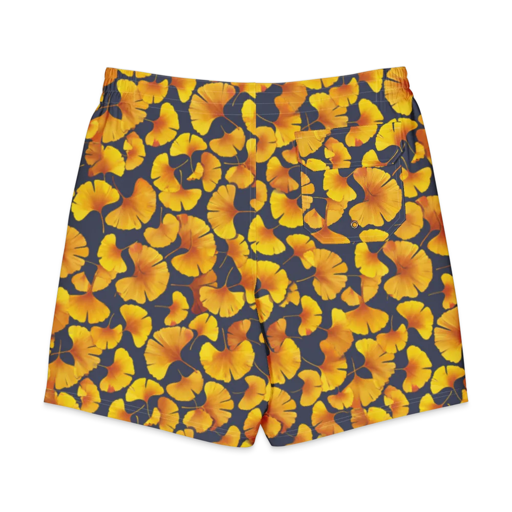 Ginkgo Afterglow on Men's Board Shorts — Back