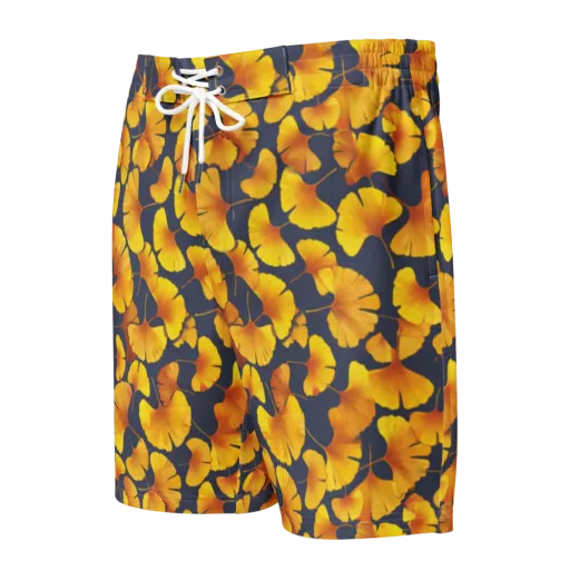 Ginkgo Afterglow on a Men's Board Shorts