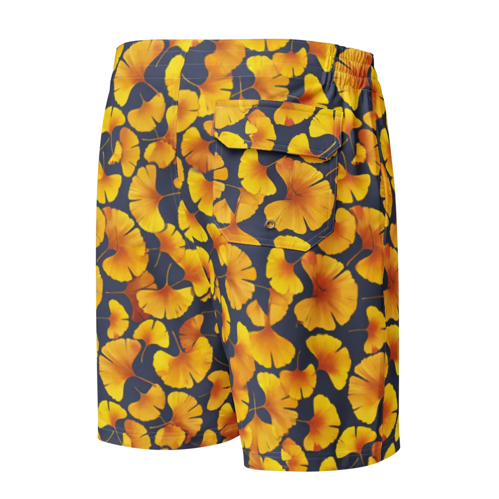 Ginkgo Afterglow on Men's Board Shorts — Back