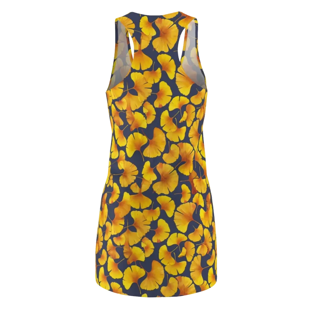 Ginkgo Afterglow on Racerback Dress — Back