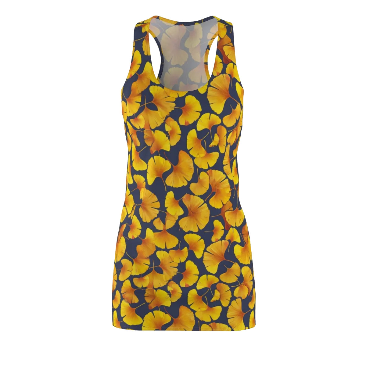 Ginkgo Afterglow on Racerback Dress — Front