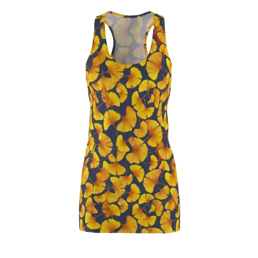 Ginkgo Afterglow on a Racerback Dress