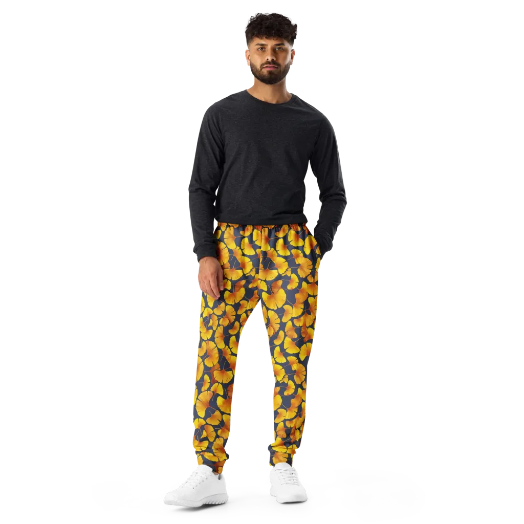 Ginkgo Afterglow on Men's Joggers — Front