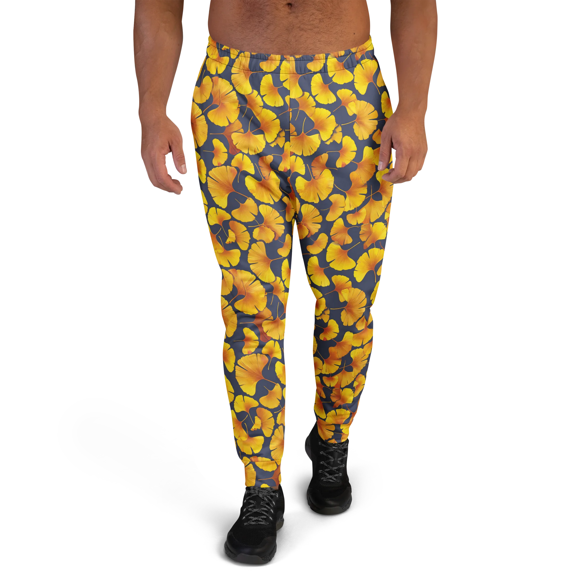 Ginkgo Afterglow on Men's Joggers — Front