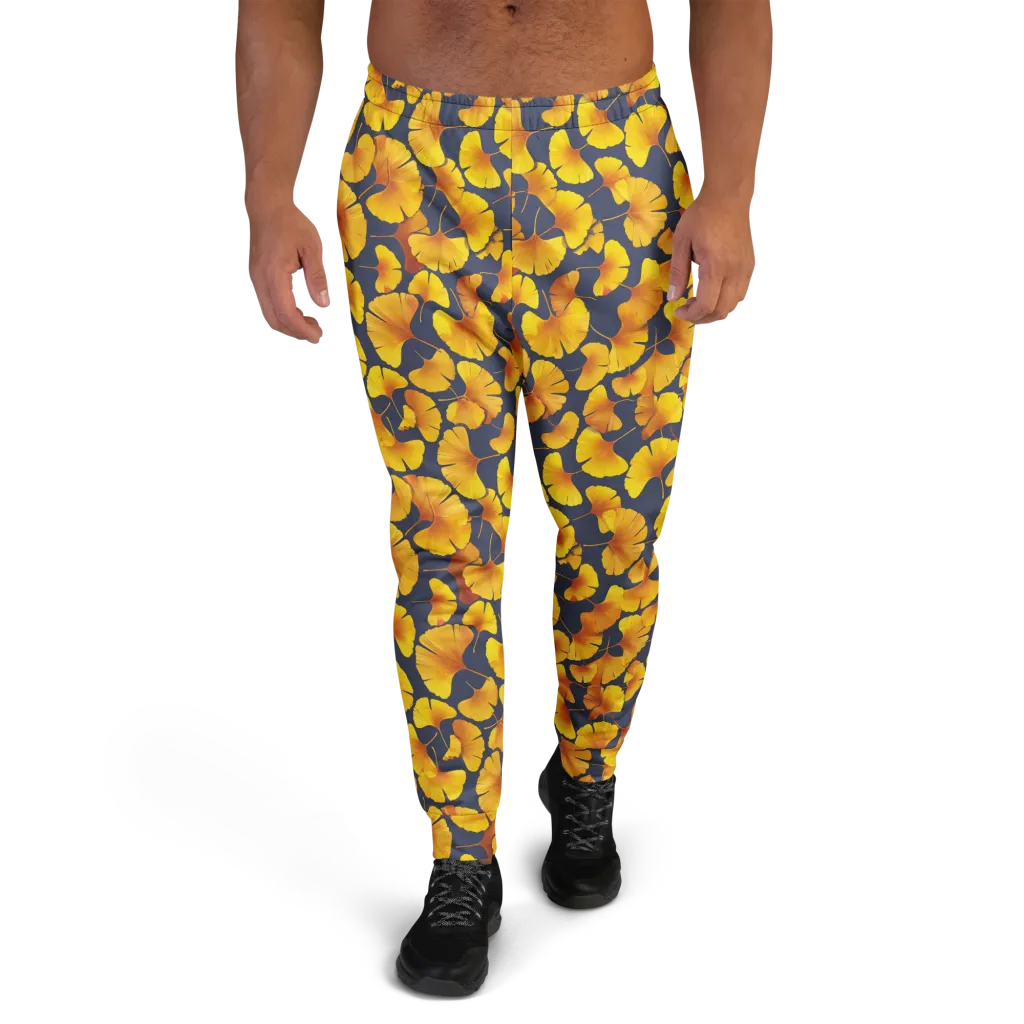 Ginkgo Afterglow on Men's Joggers — Front