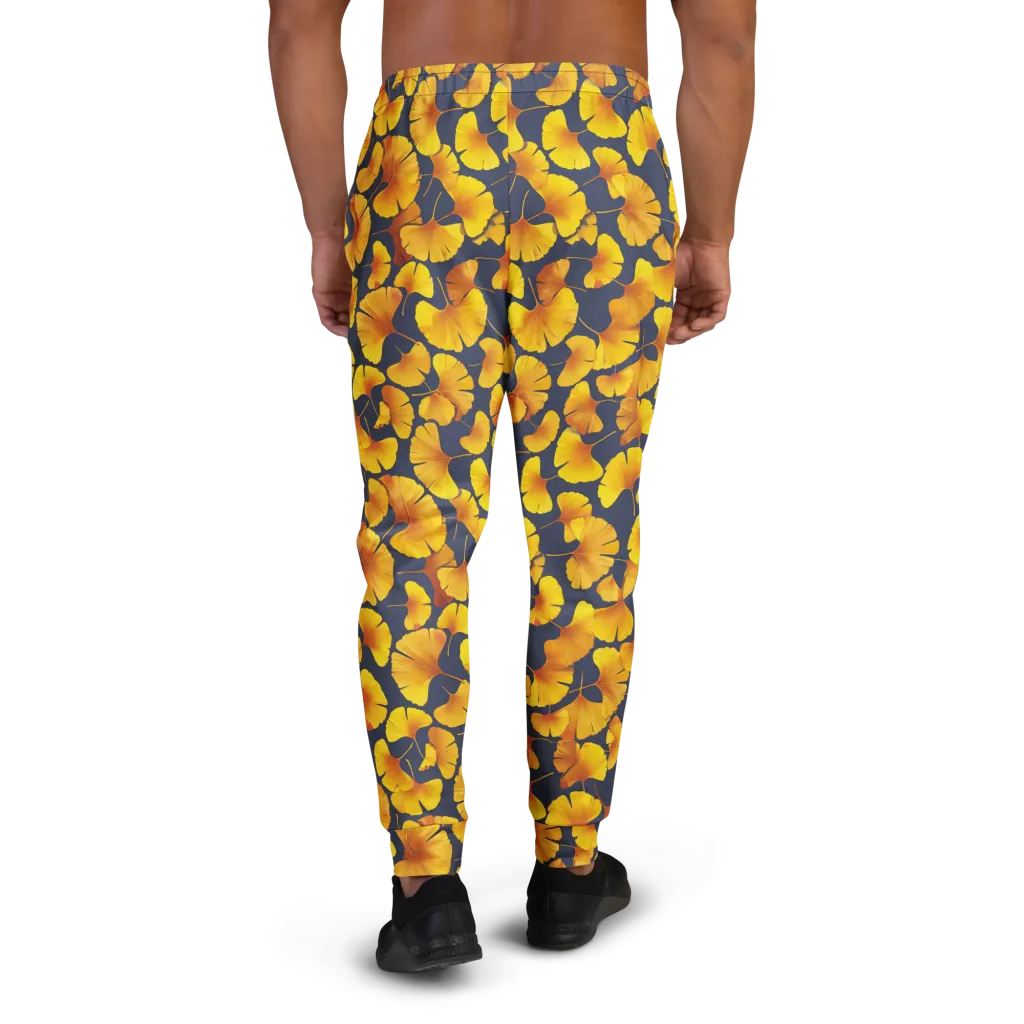 Ginkgo Afterglow on Men's Joggers — Back