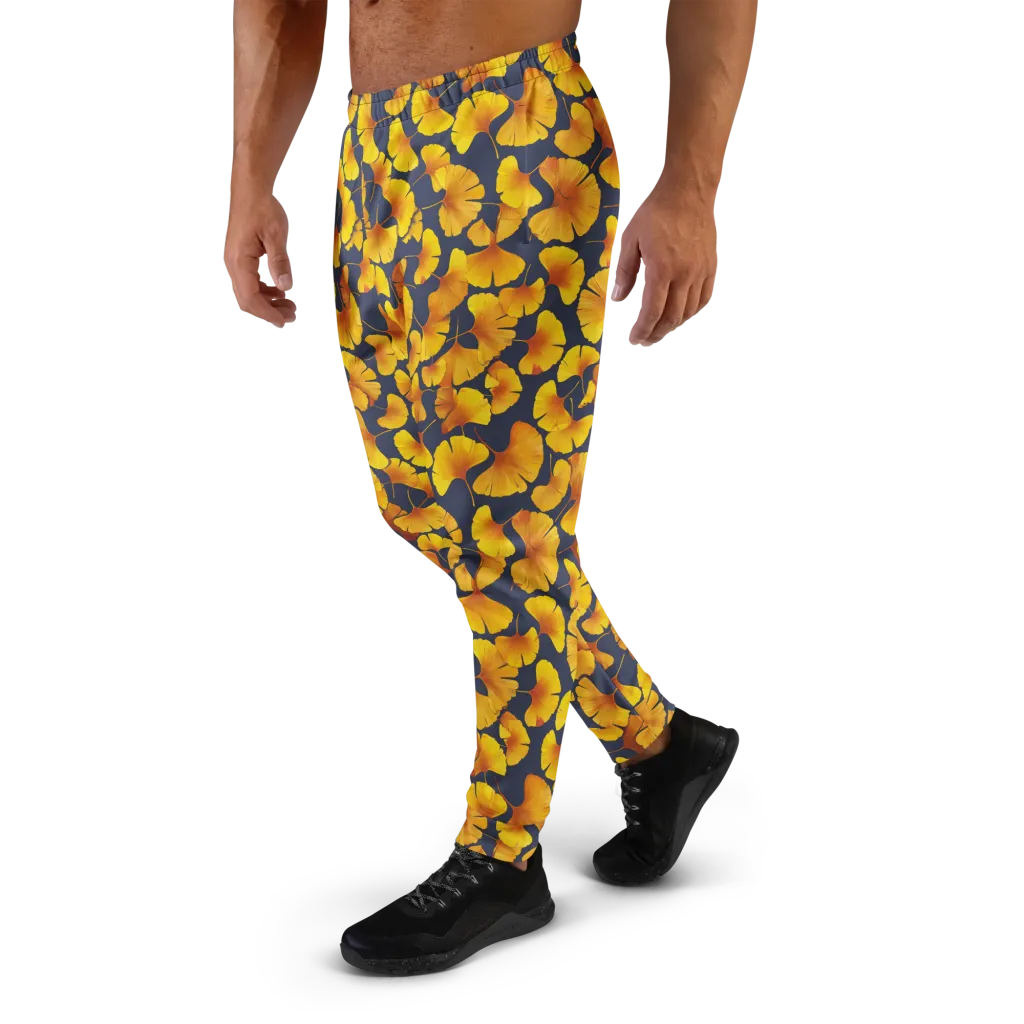 Ginkgo Afterglow on Men's Joggers — Left