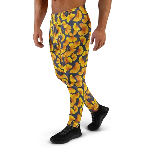 Ginkgo Afterglow on a Men's Joggers