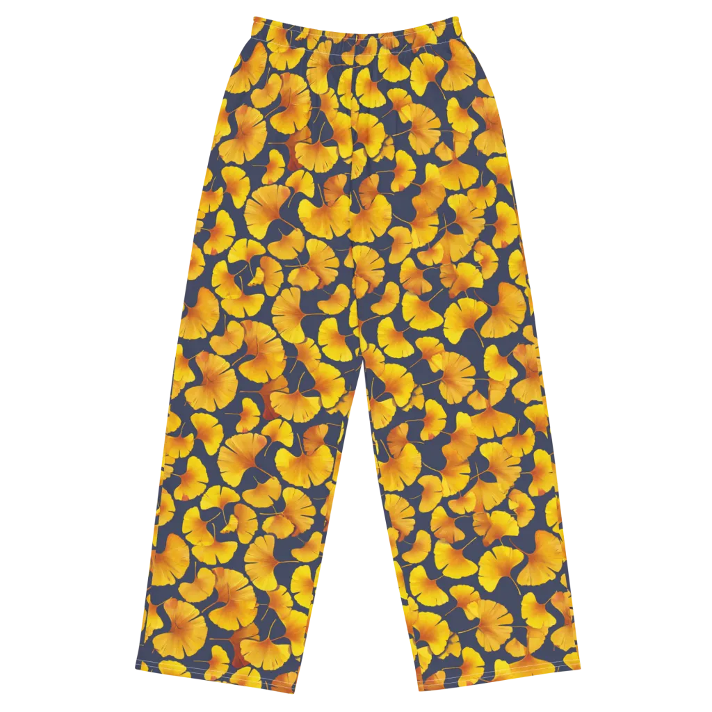 Ginkgo Afterglow on Wide-Leg Pants — Front