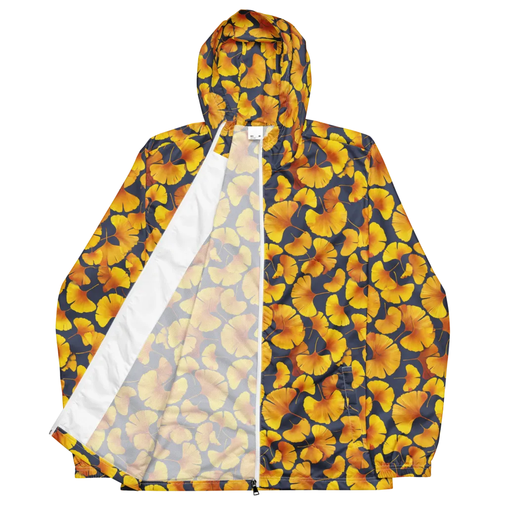 Ginkgo Afterglow on Men's Windbreaker — Front