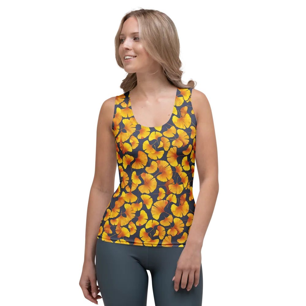 Ginkgo Afterglow on Women's Tank Top — Front