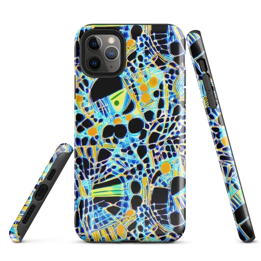 Blue Static on a Tough Case for iPhone®